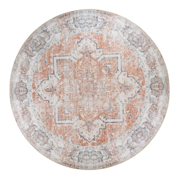 Havana Tapijt - Tapijt, oranje/blauw, Ø200 cm