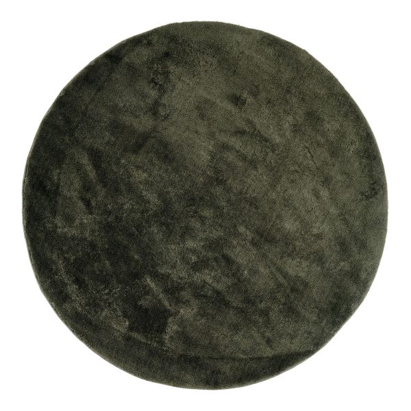 Miami Tapijt - Tapijt, rond, groen, Ø160 cm