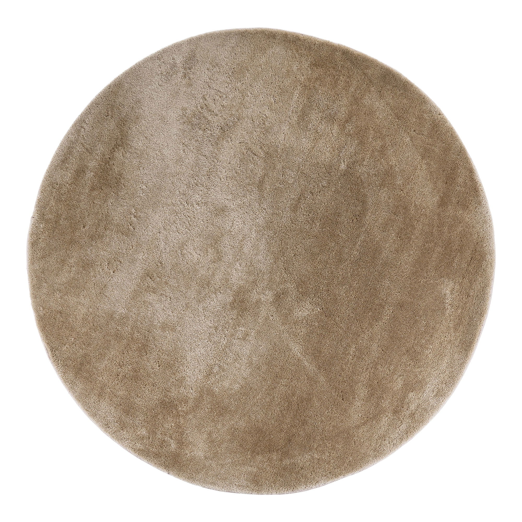 3981416-0.jpg Miami Tapijt - Tapijt, rond, zandkleur, Ø160 cm - Afbeelding 1