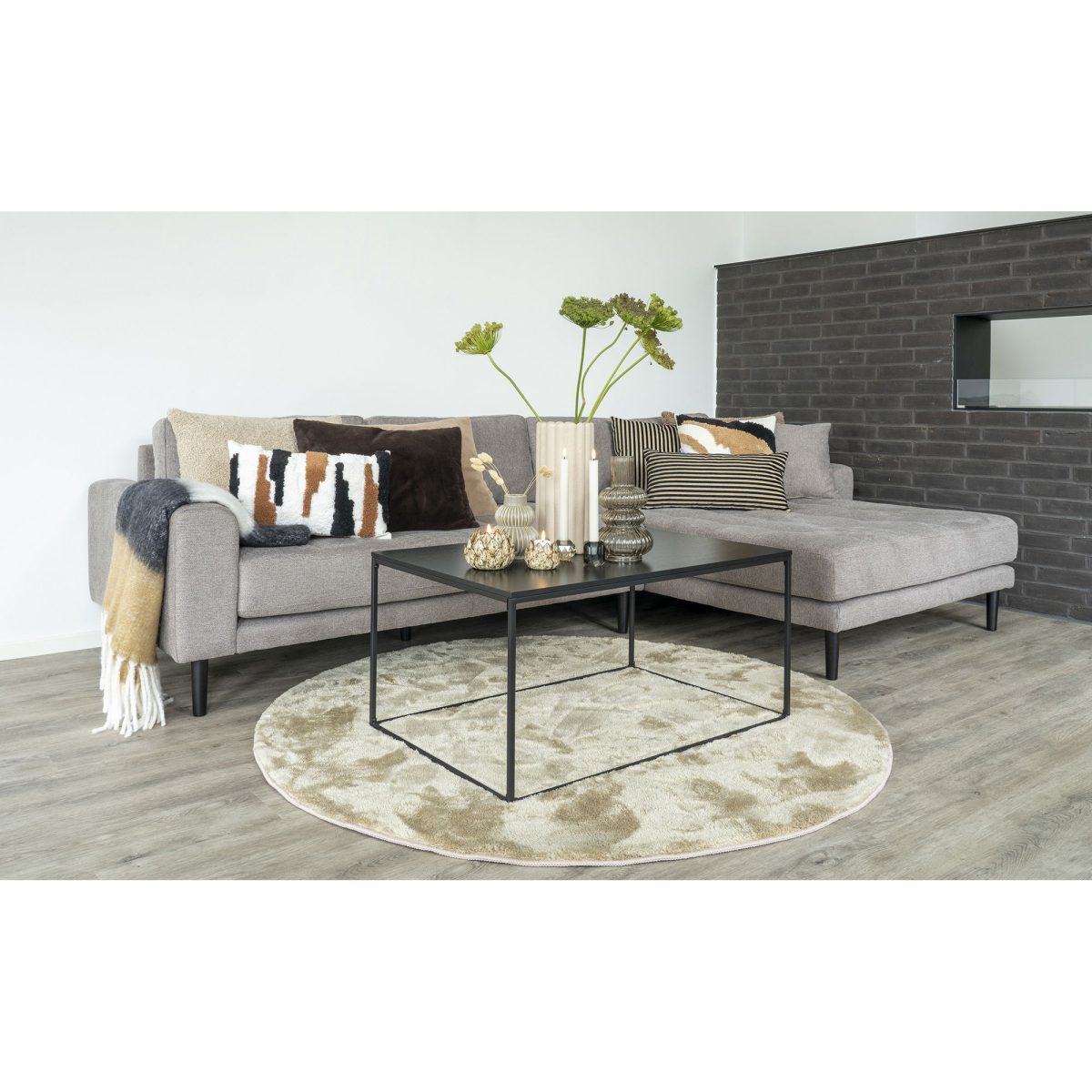 Miami Tapijt - Tapijt, rond, zandkleur, Ø160 cm - Afbeelding 2