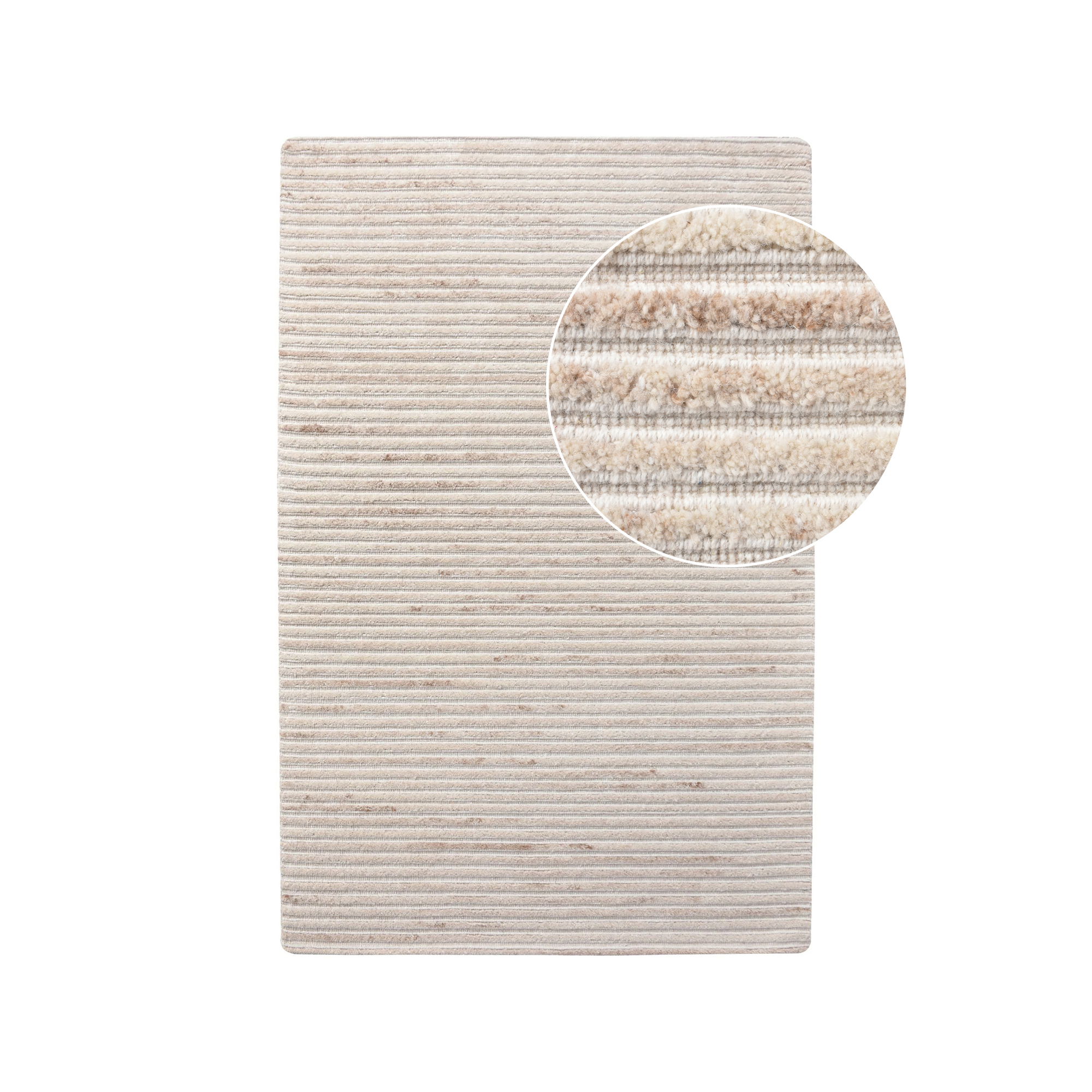 3981502-0.jpg Mango Tapijt - Tapijt, handgetuft, ivoor, 160x230 cm - Afbeelding 1