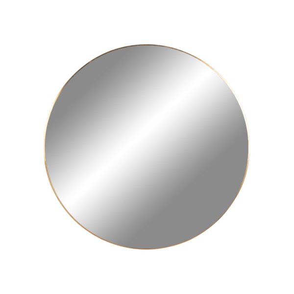 Jersey Spiegel - Spiegel met messing look frame Ø60 cm