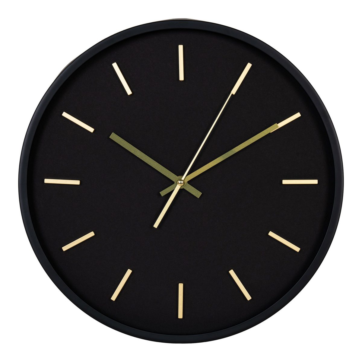 Kensington Wandklok - Wandklok, zwart, stille beweging, rond ø35 cm - Afbeelding 1