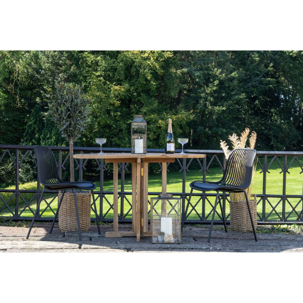 Hue Planter - Bloempot, zeegras, rond, natuurlijk, set van 3 - Afbeelding 2