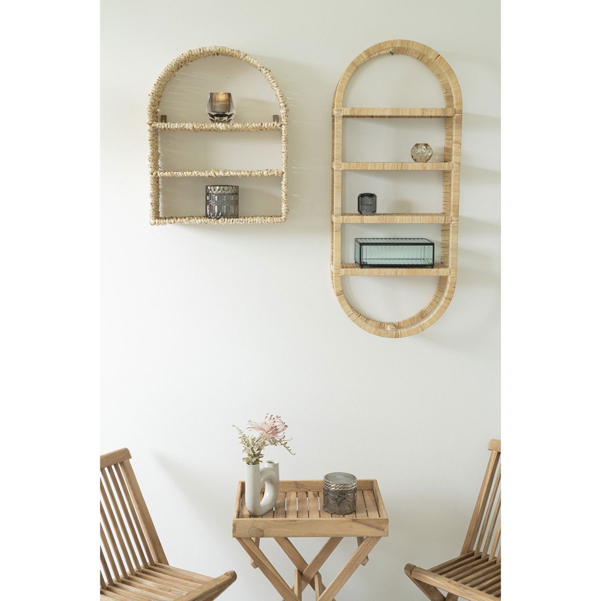 Santorini Box - Doos van glas en zwart metaal 13x20x7 cm - Afbeelding 2