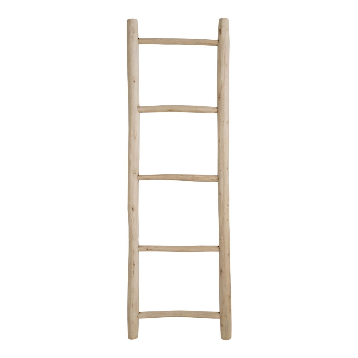 Teak ladder - Decoratieladder van natuurlijk teakhout - Afbeelding 1