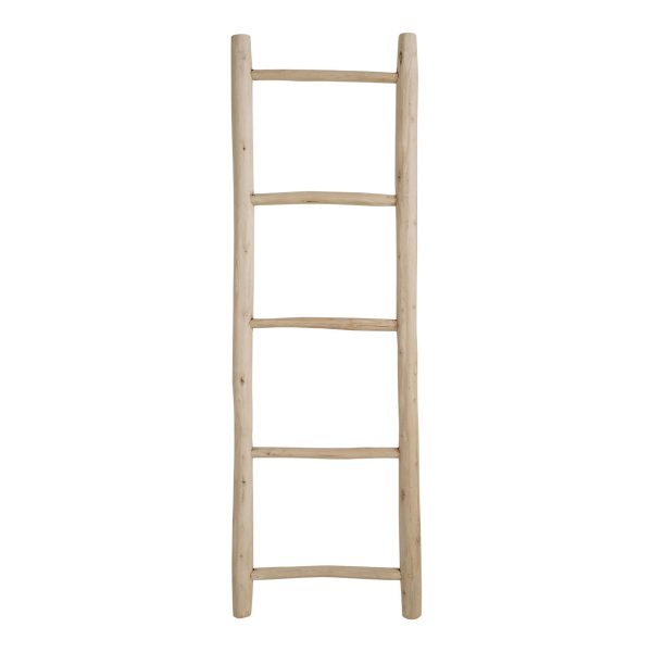 Teak ladder - Decoratieladder van natuurlijk teakhout