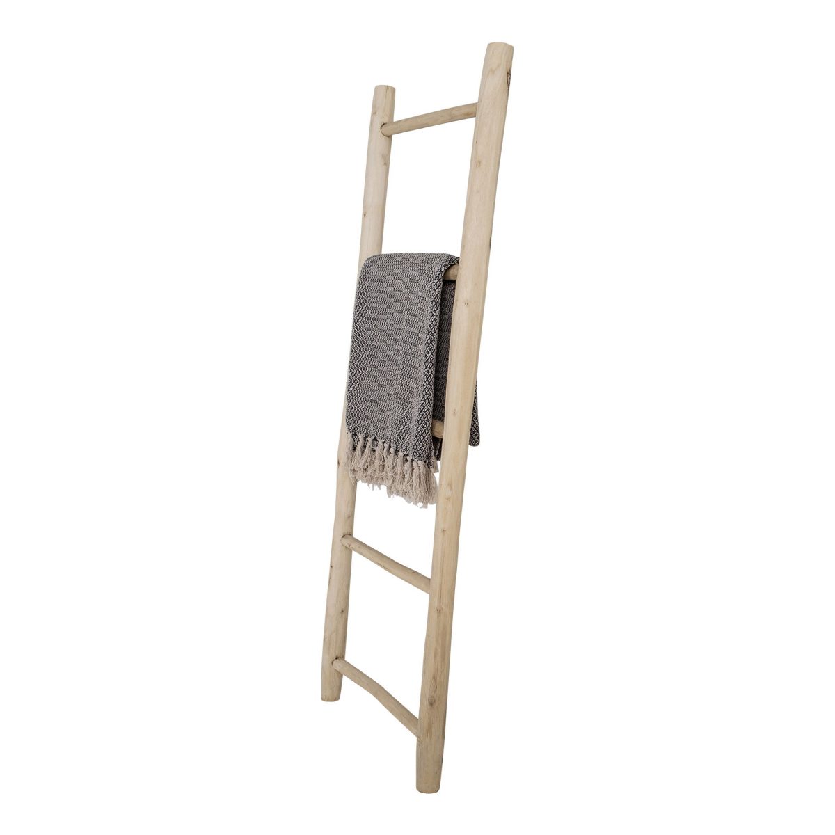 Teak ladder - Decoratieladder van natuurlijk teakhout - Afbeelding 4