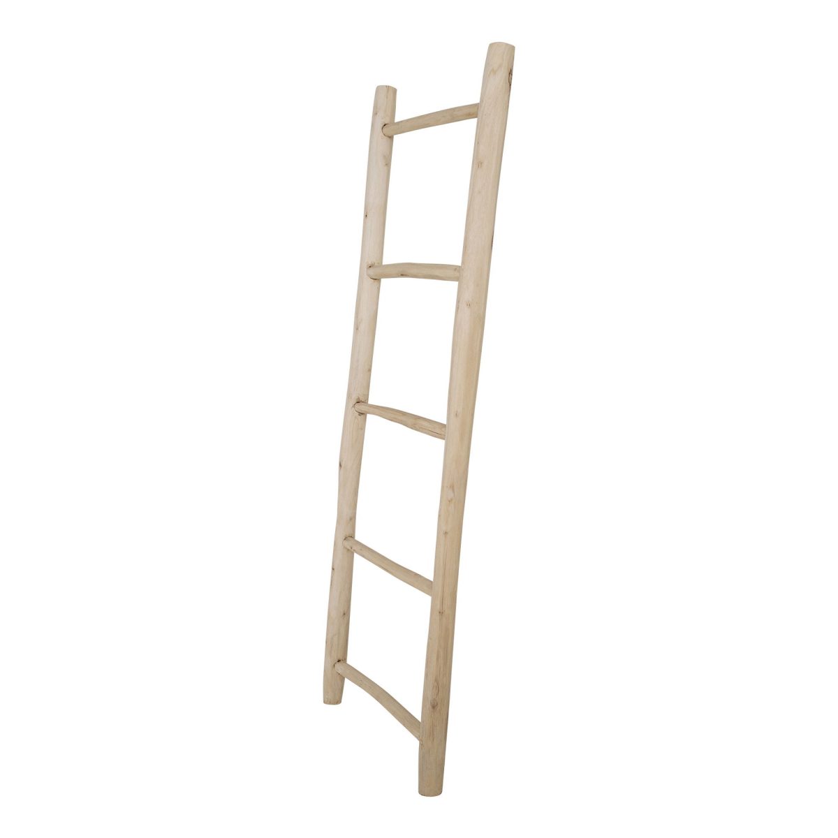 Teak ladder - Decoratieladder van natuurlijk teakhout - Afbeelding 5