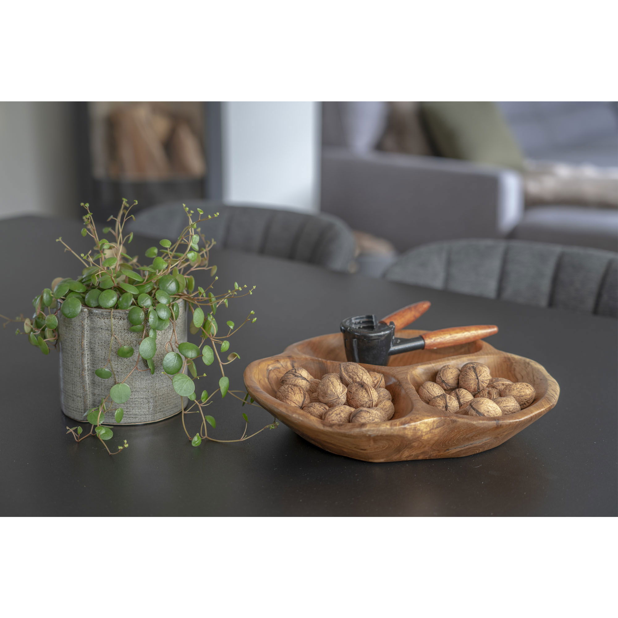 4501100-1.jpg Nola Teak Kom - Kom van teak Ø30 cm - Afbeelding 2