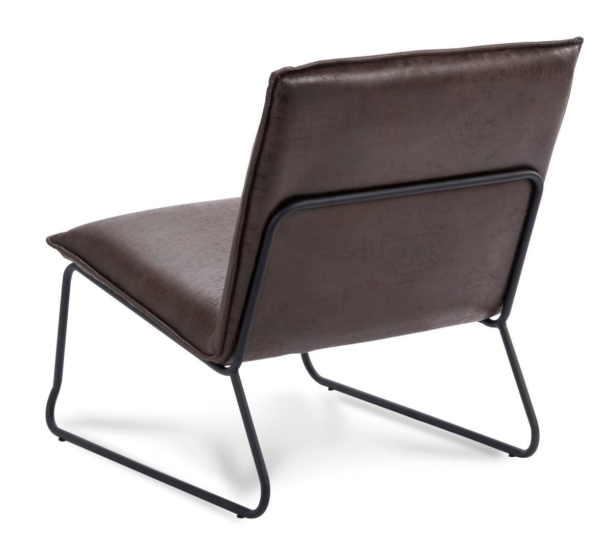 Fauteuil Chapman 1-zits Stof Rawhide Brown 03 Met frame in Gun kleur - Afbeelding 3