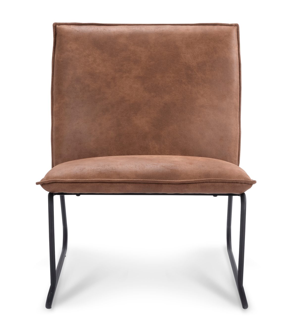Fauteuil Chapman 1-zits Stof Rawhide Cognac 12 met geweer kleurig frame - Afbeelding 2