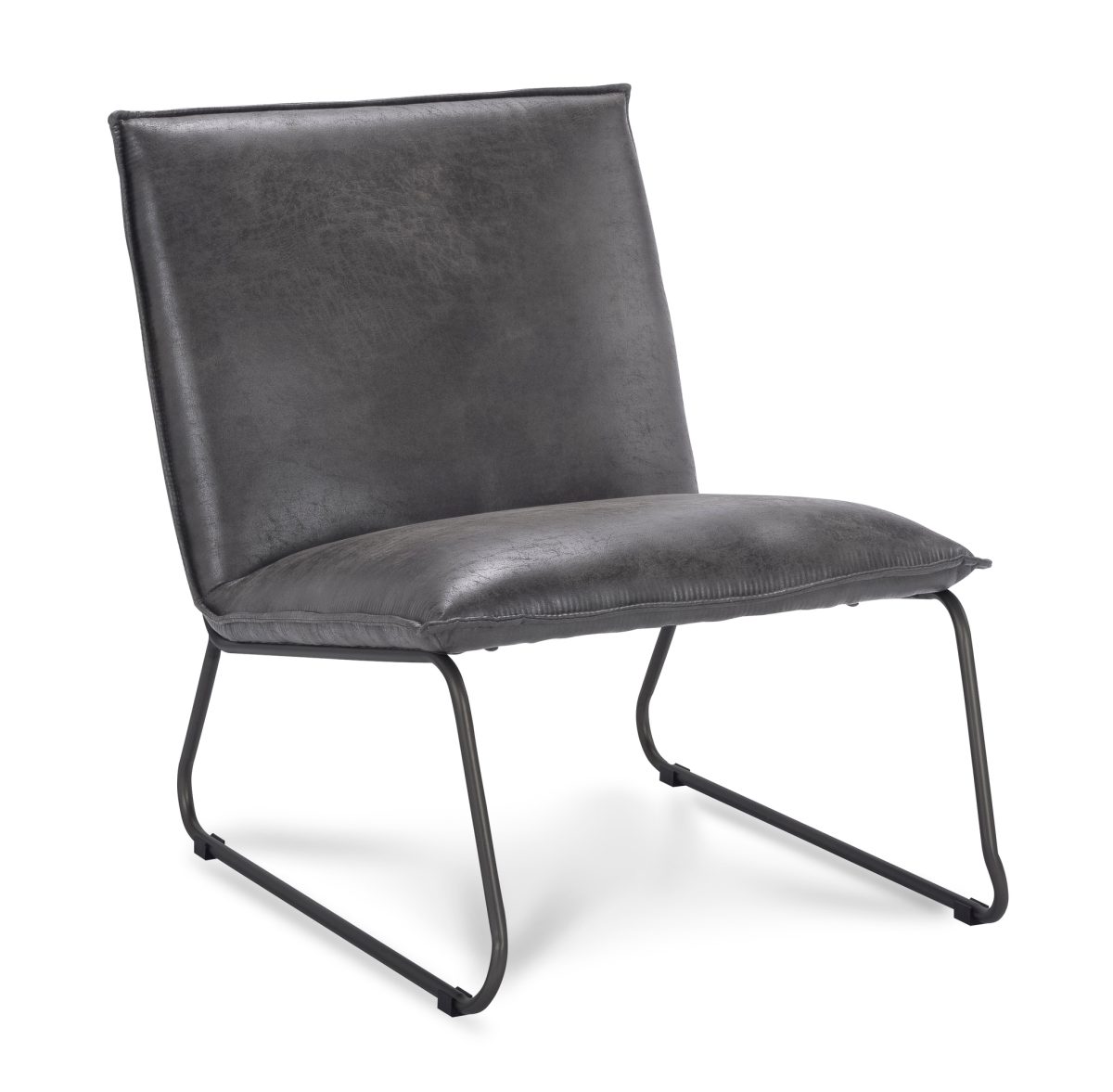 Fauteuil Chapman 1-zits Stof Rawhide Grey 05 Met frame in Gun kleur - Afbeelding 1