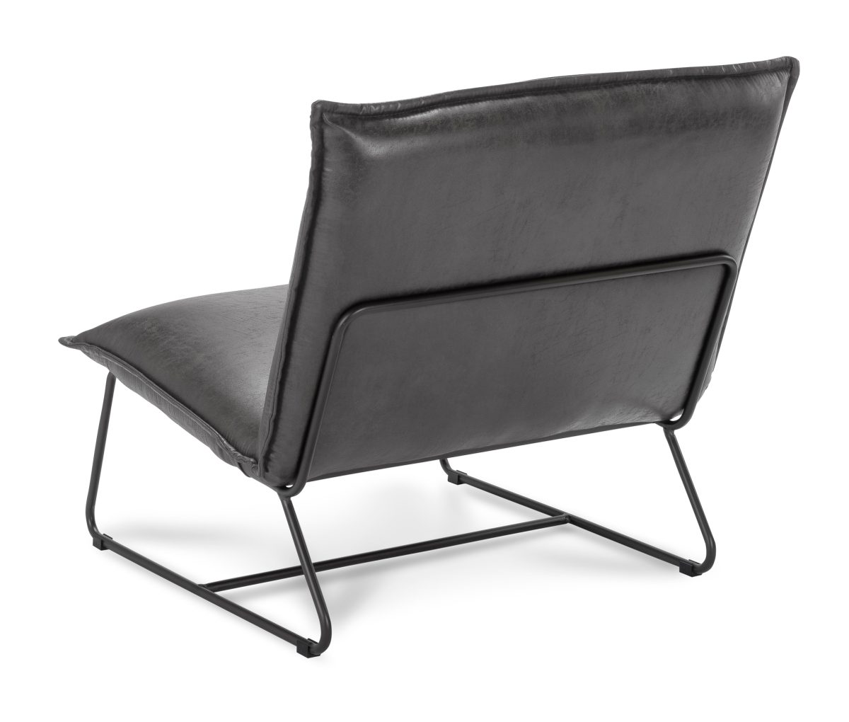 Fauteuil Chapman 1,5-zits Stof Rawhide Grey 05 met frame in Gun kleur - Afbeelding 2