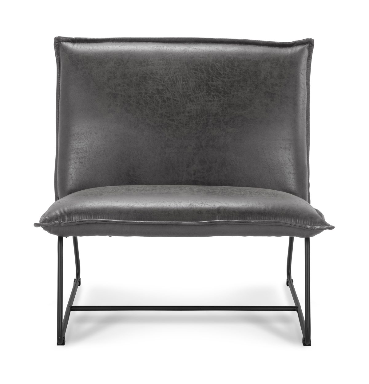 Fauteuil Chapman 1,5-zits Stof Rawhide Grey 05 met frame in Gun kleur - Afbeelding 3
