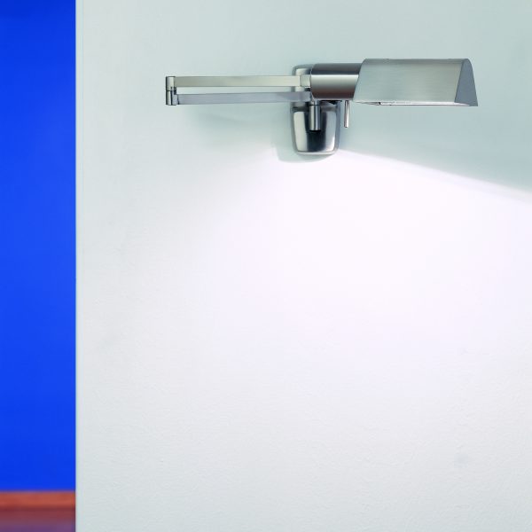 Elea Articulated wandlamp G9 geborsteld nikkel plating