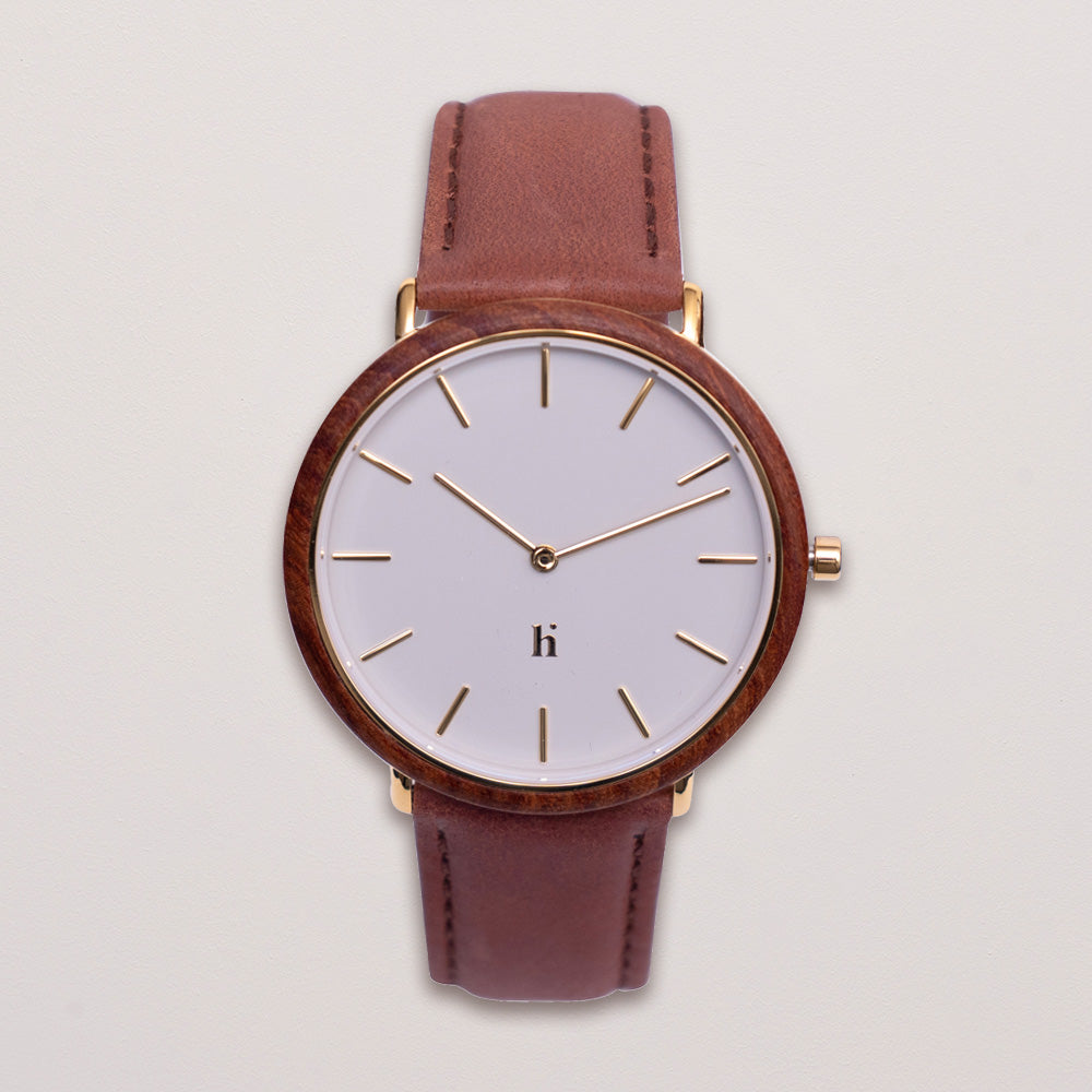 601430202004-0.jpg Horloge Warm Grijs - Afbeelding 1