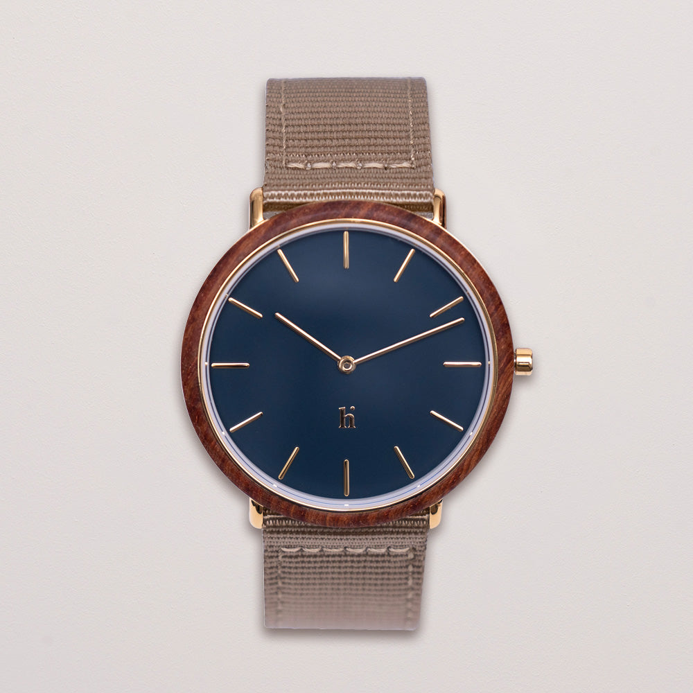 601513202004-0.jpg Horloge Smokey Blue - Afbeelding 1