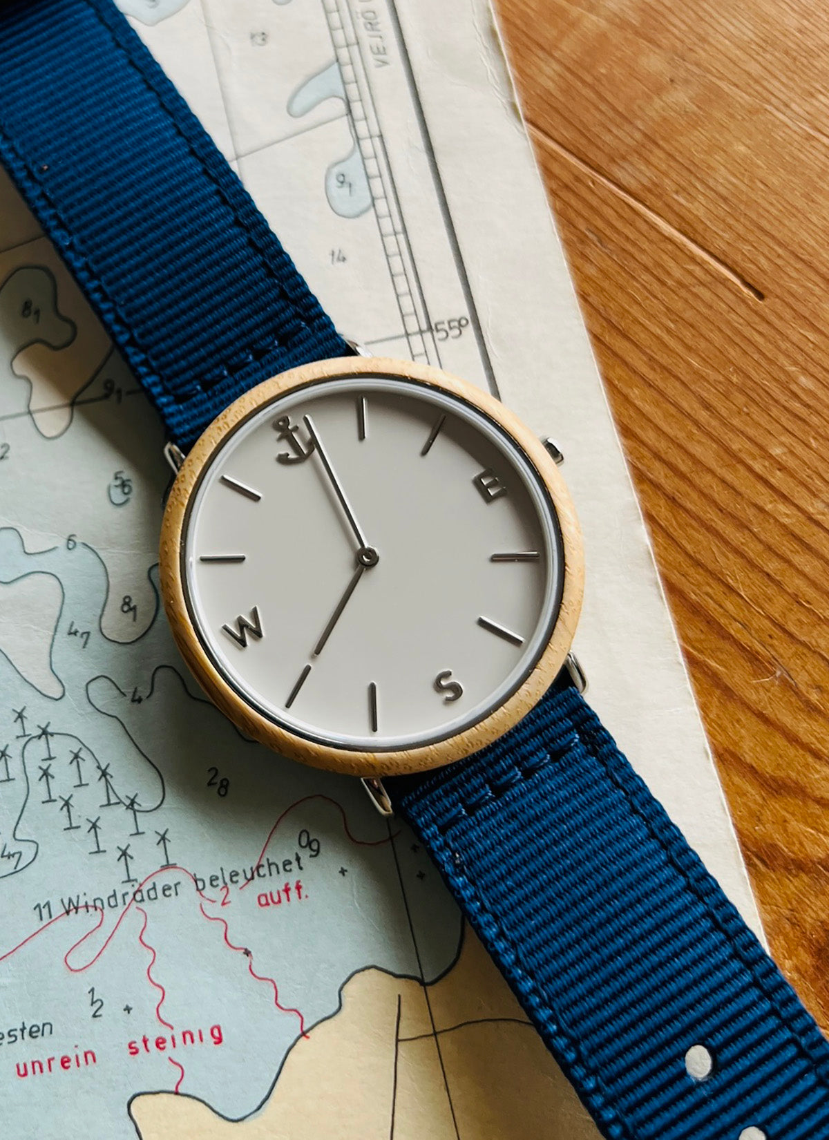 602430208004-0.jpg Horloge - "Tijd om de Oceaan te Steunen" - Afbeelding 1