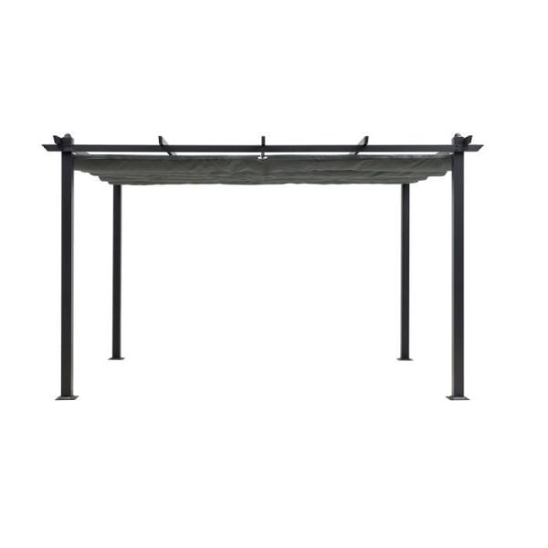 CORDOBA Aluminium Pergola - Grijs - 4 x 3 m