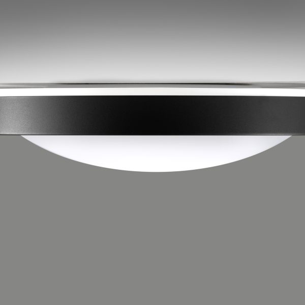Alina plafondlamp @ 37 cm 2 x E27 antraciet grijs + goud met textuur aan de binnenkant