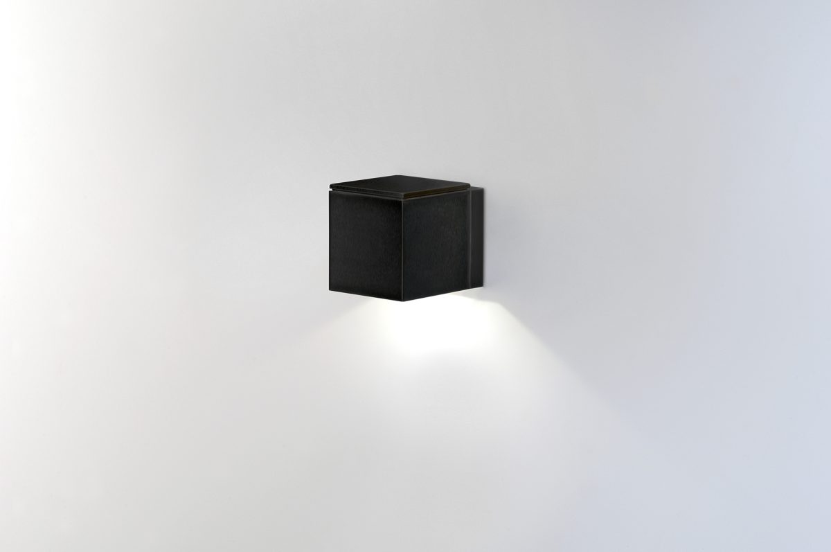 Dau 50 Wandlamp Led DOB Geborsteld zwart aluminium - Afbeelding 1