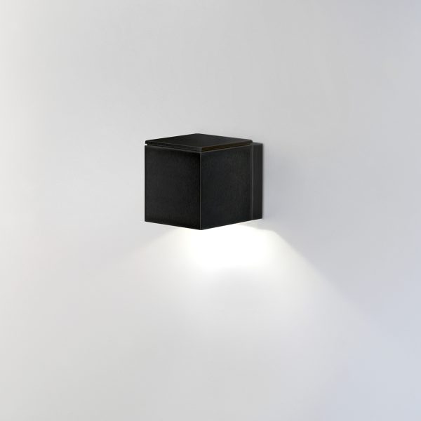 Dau 50 Wandlamp Led DOB Geborsteld zwart aluminium