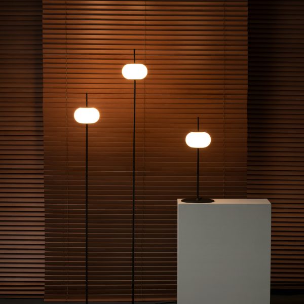 Astros Tafellamp 2 x G9 in gestructureerd zwart