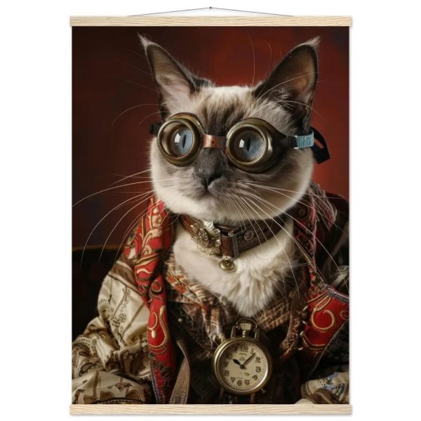Schoolposter van een vrouwelijke Tonkinese kat