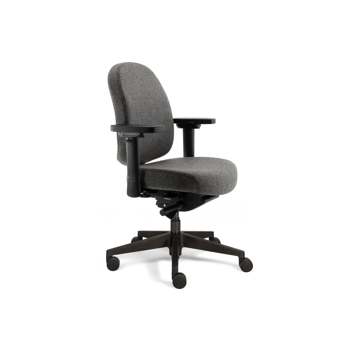 7000001C-0.jpg Zitten en bewegen Therapod X Compact Middengrijs - Bureaustoel Wolvilt Fenice - Afbeelding 1