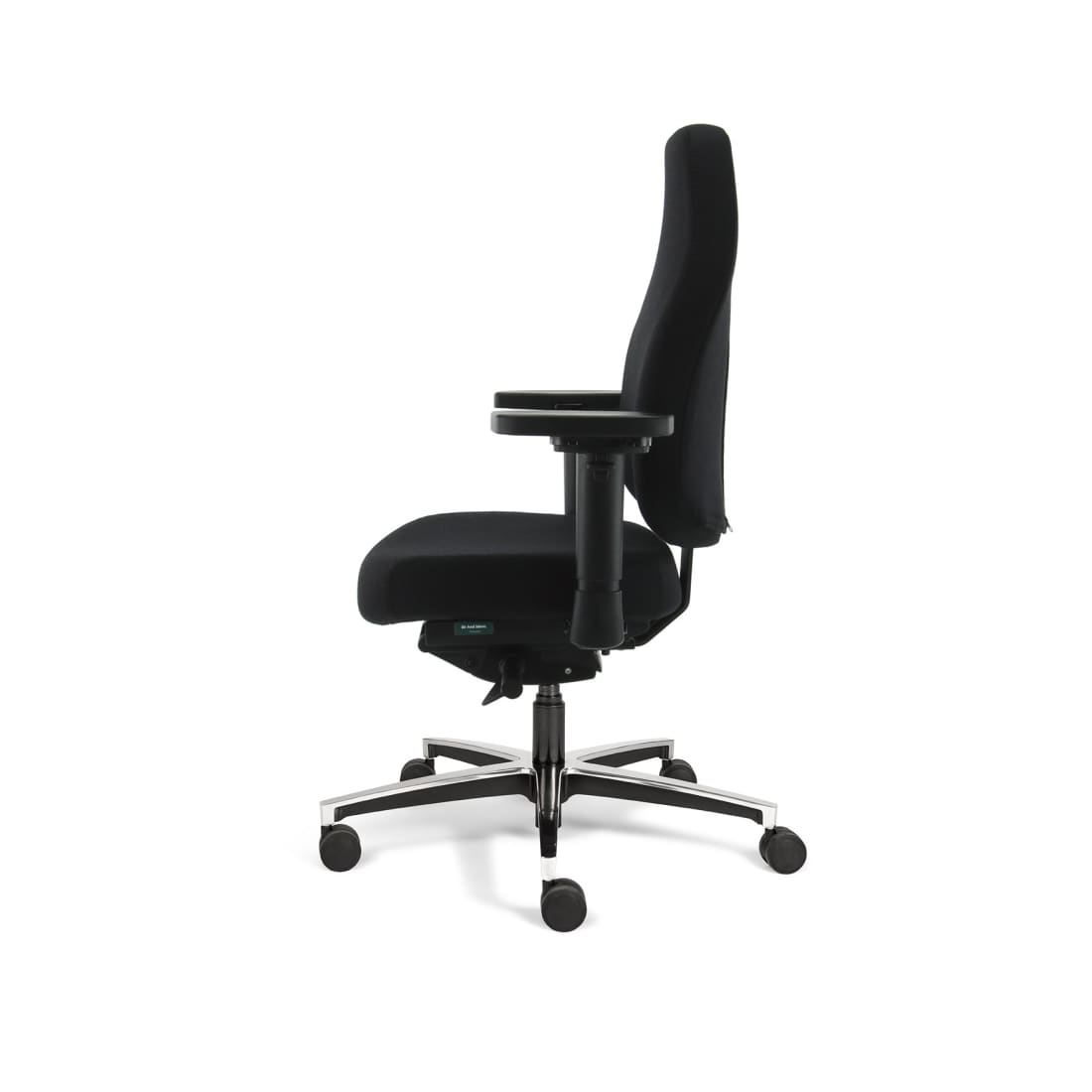 7000008C-3.jpg Zitten en bewegen Therapod X Standaard Zwart - Bureaustoel Mirage bekleding - Afbeelding 4