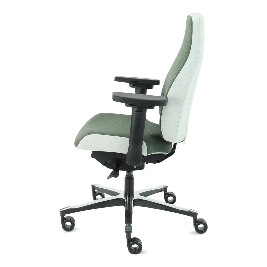 7000187C-4.jpg Bureaustoel Facet Wol Olive/Ashgrey - Afbeelding 5