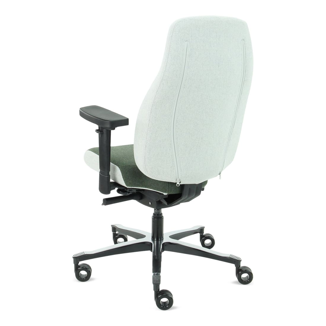 7000187C-5.jpg Bureaustoel Facet Wol Olive/Ashgrey - Afbeelding 6
