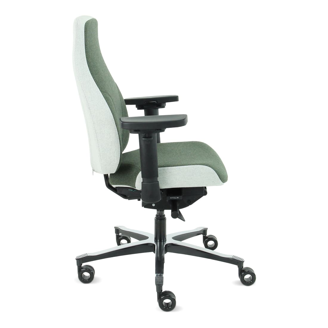 7000187C-8.jpg Bureaustoel Facet Wol Olive/Ashgrey - Afbeelding 9