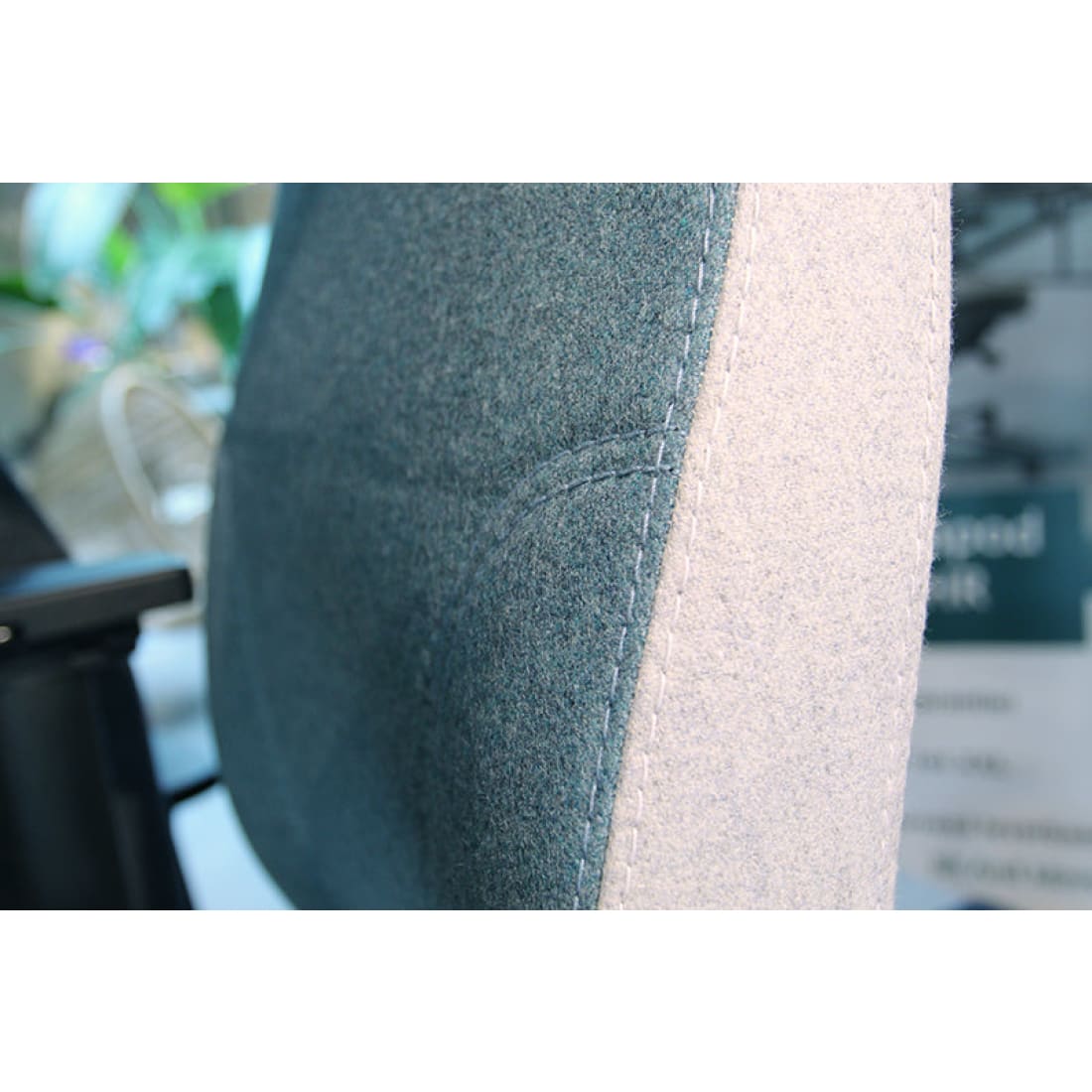 7000188C-12.jpg Bureaustoel Facet Wol Azure/Ashgrey - Afbeelding 13