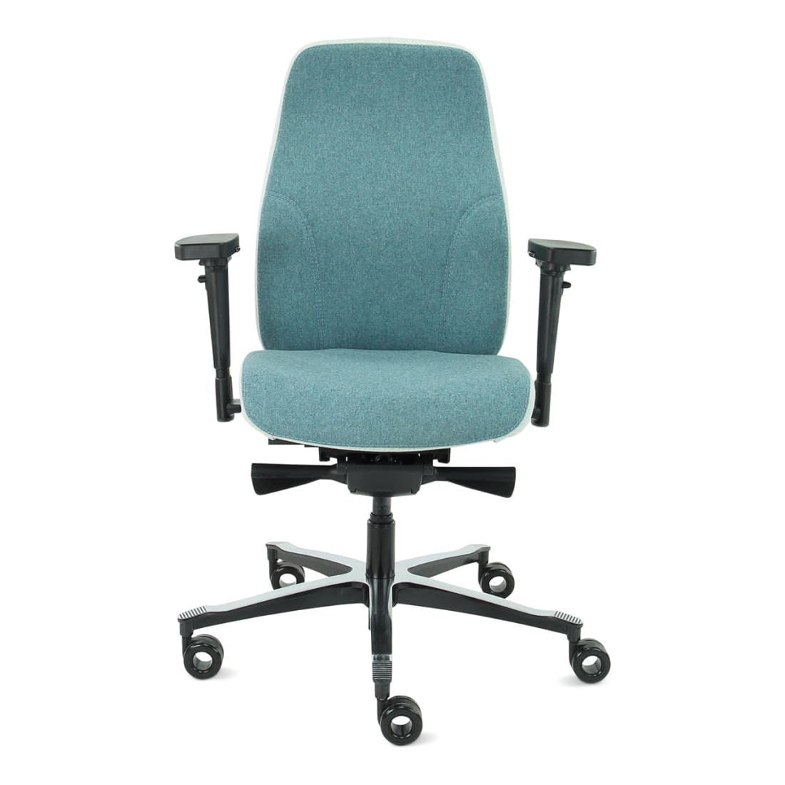 7000188C-2.jpg Bureaustoel Facet Wol Azure/Ashgrey - Afbeelding 3
