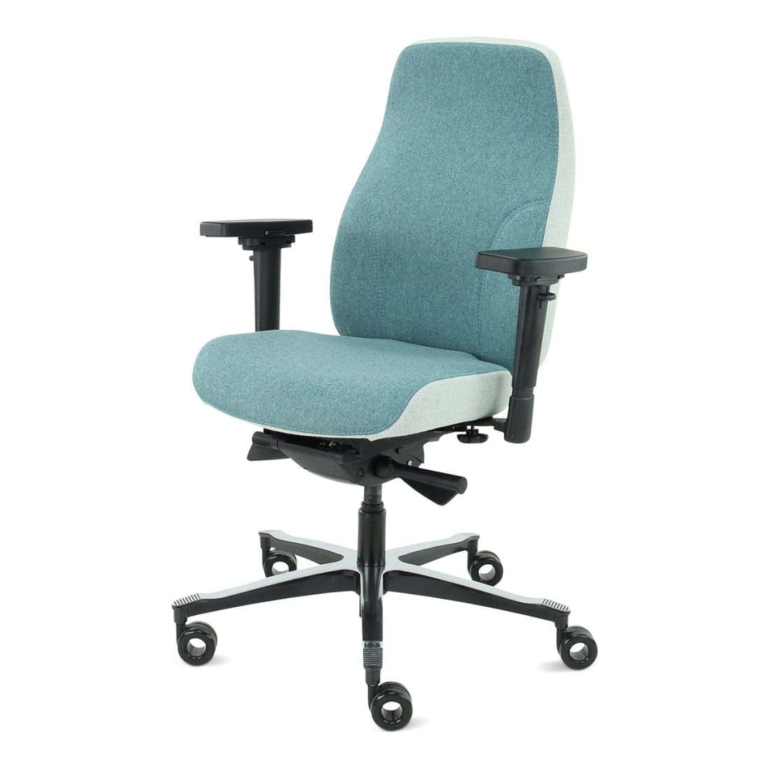 7000188C-3.jpg Bureaustoel Facet Wol Azure/Ashgrey - Afbeelding 4
