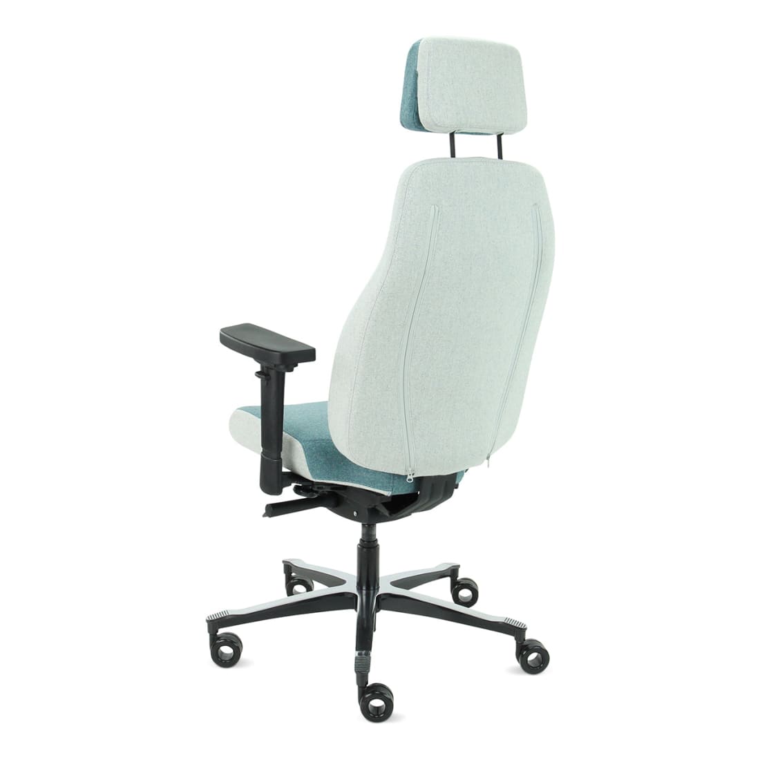 7000192C-5.jpg Bureaustoel Facet Wol Azure/Ashgrey - Afbeelding 6