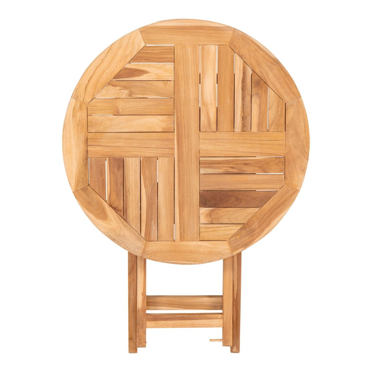 Oviedo Teak Eettafel - Eettafel in teak Ã˜70x75cm - Afbeelding 5