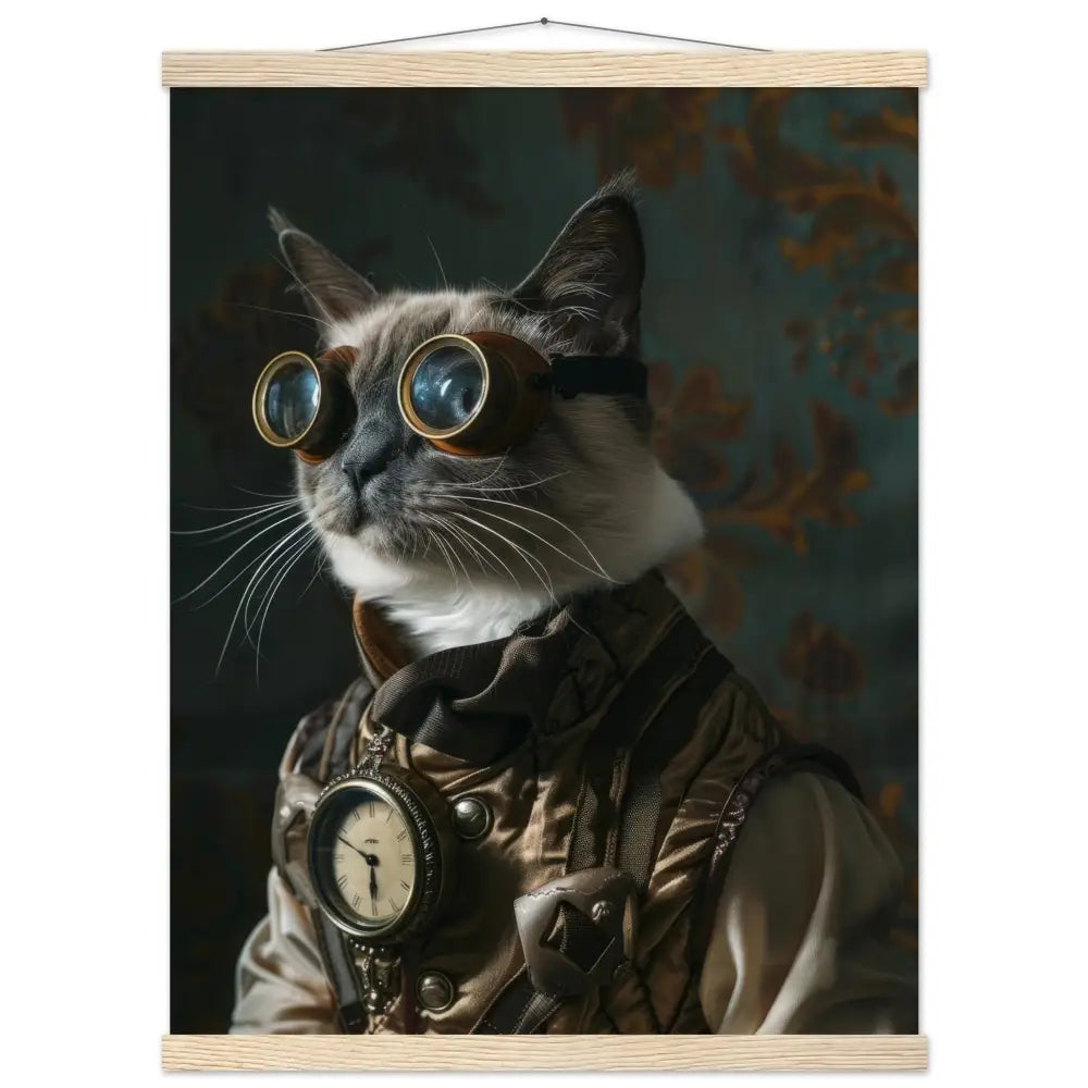 7ceb2369-d3d2-4722-93db-7afa50bf6ddd-0.jpg Schoolposter van een mannelijke Tonkinese kat - Afbeelding 1