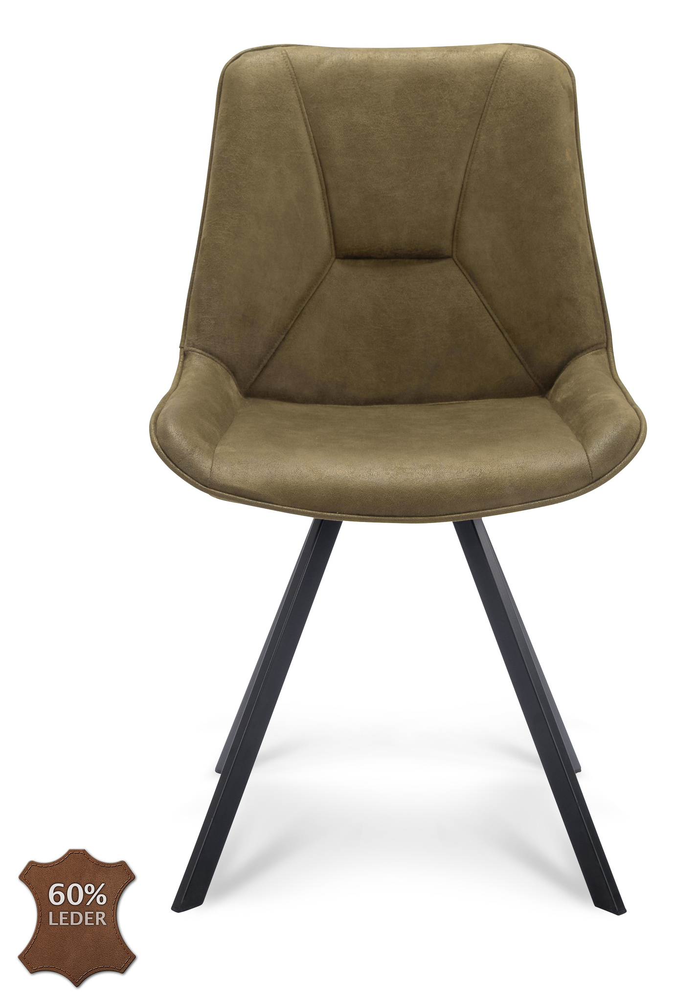 831626-1.jpg Stoel Blake Microleder Bull Moss 59 Poot Zwart - Afbeelding 2