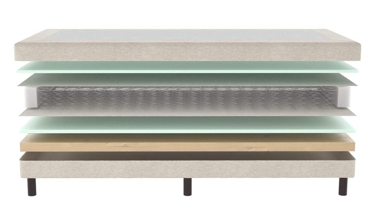 Morgen Losse boxspring Bonellvering Beige 70x200 - Afbeelding 2
