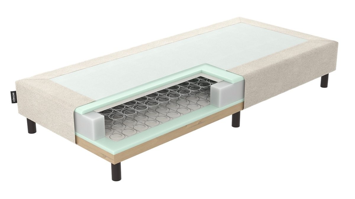 Morgen Losse boxspring Bonellvering Beige 80x220 - Afbeelding 3