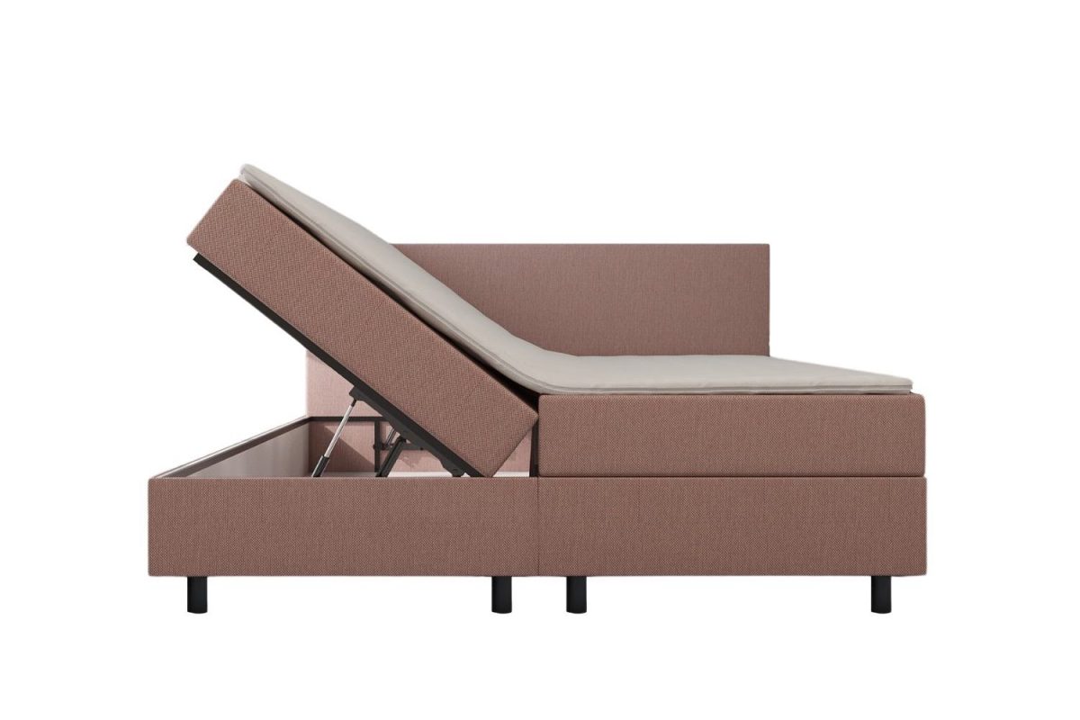 Mörgenn Opberg Boxspring Oud Roze 180x200 - Afbeelding 1