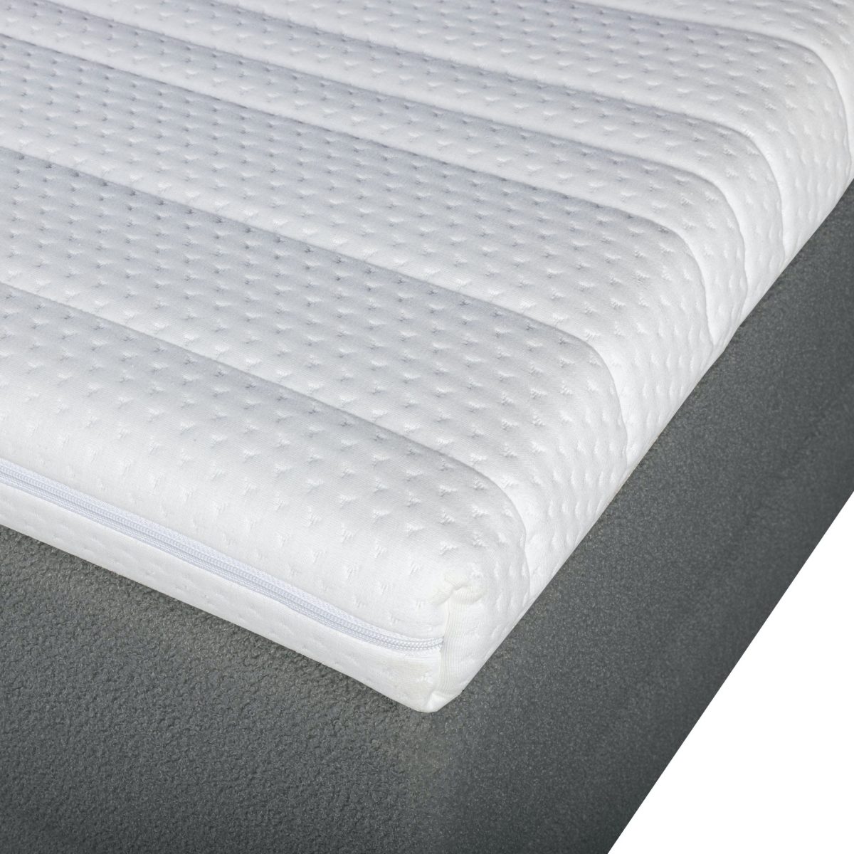 Mörgenn Bouclé Boxspring Antraciet 160x210 - Afbeelding 5