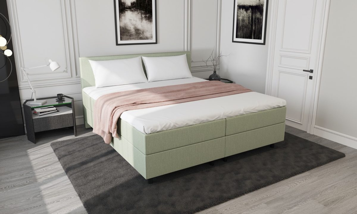 Mörgenn Opberg Boxspring Groen 180x200 - Afbeelding 6