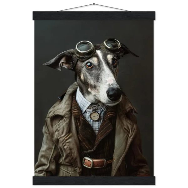 Schoolposter van een Ierse Setter hond