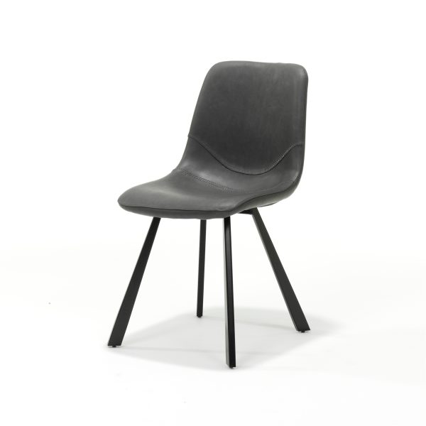 "Chair Bari Black Fabric Vintage Black"