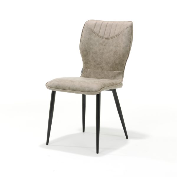 Stoel Roma - M3 Zwart Stof Soft Pebble