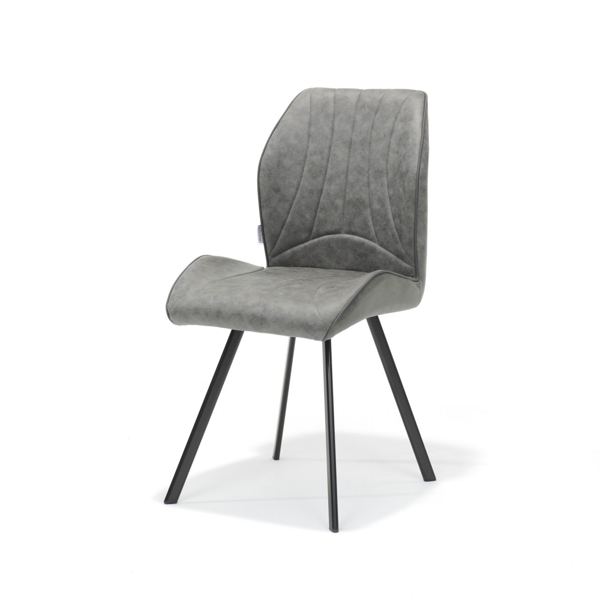"Chair Gana zwart Stof Soft Antraciet" - Afbeelding 4